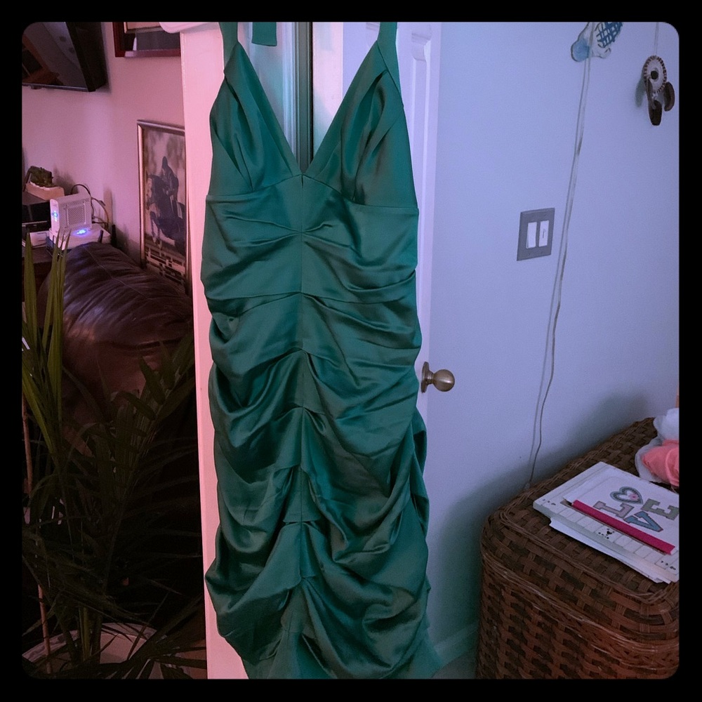 Emerald green BCBG dress